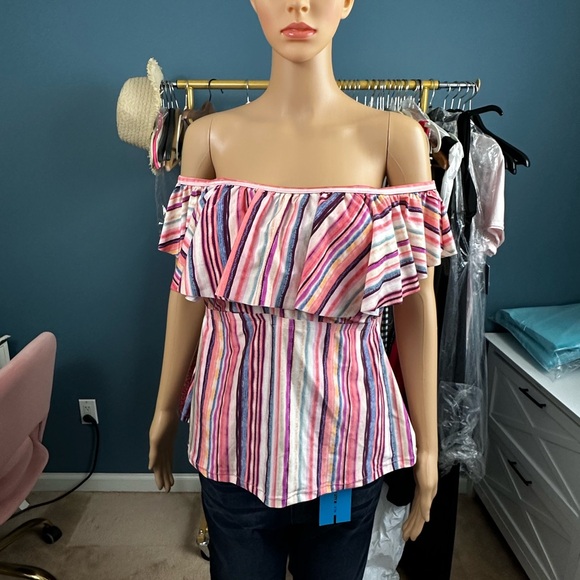 Colorful swim top - Picture 6 of 10